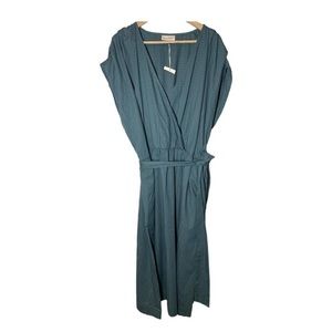 Universal Threads Faux Wrap Dress Belted Prarie Cottegecore Dress Midi